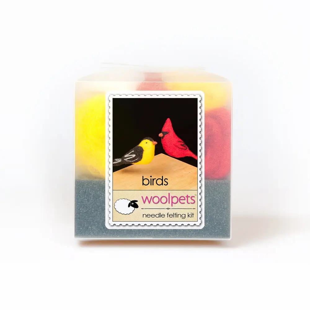 Craft Supplies, Art & School, Woolpets, Needle Felting, Starter Kit, Birds, 893333